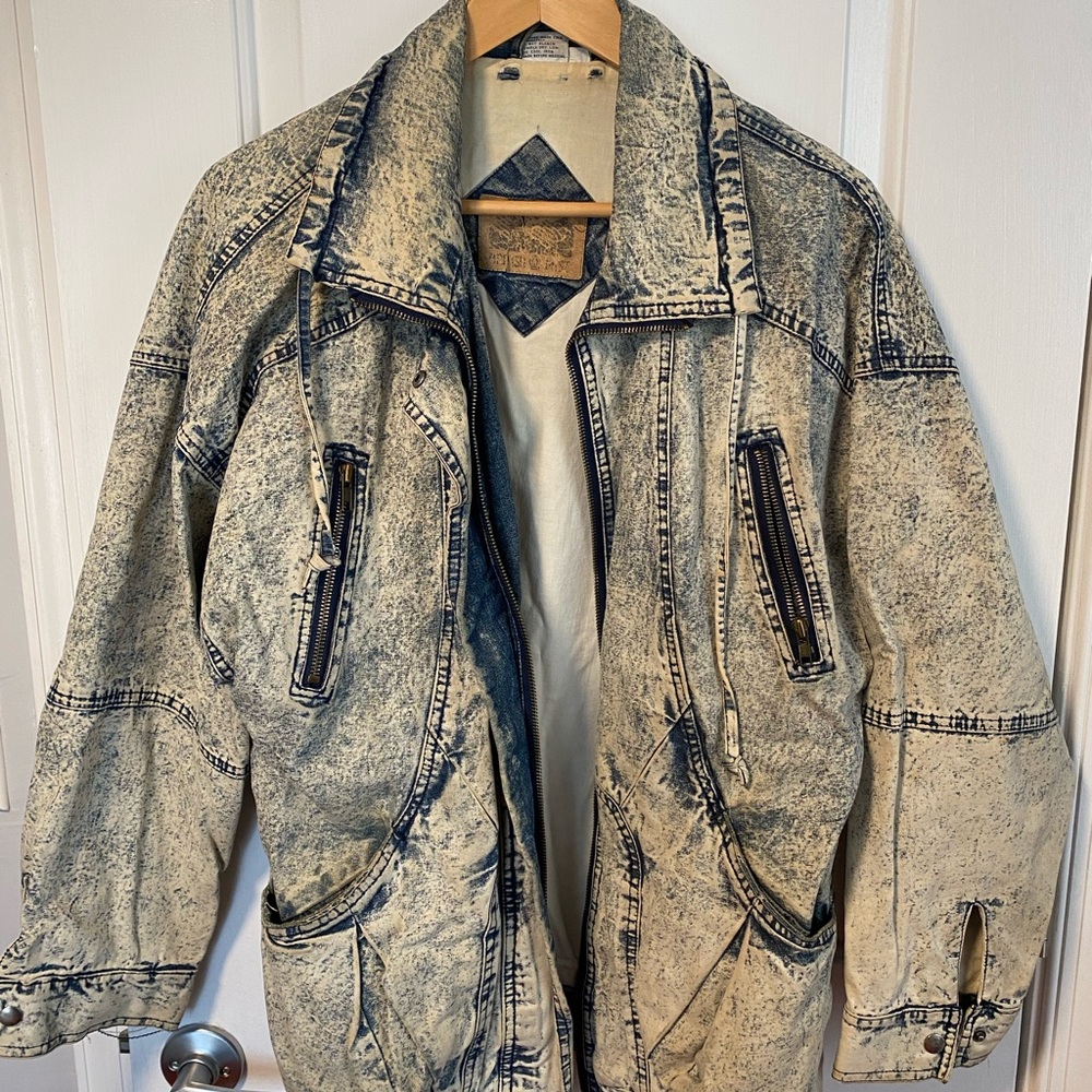 Denim Acid Wash Jacket